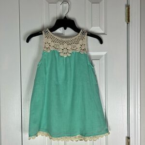 Hayden Girls Crochet Tank Size 9/10y